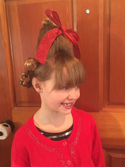 Cindy Lou Who Hair For Dr Seuss Day At School Cindy Lou Who Hair Dr