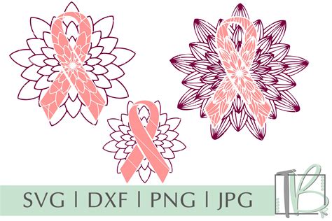 If you wish to use this content, you do not need to request permission as long as you. Breast Cancer SVG, Mandala SVG File, Pink Ribbon SVG