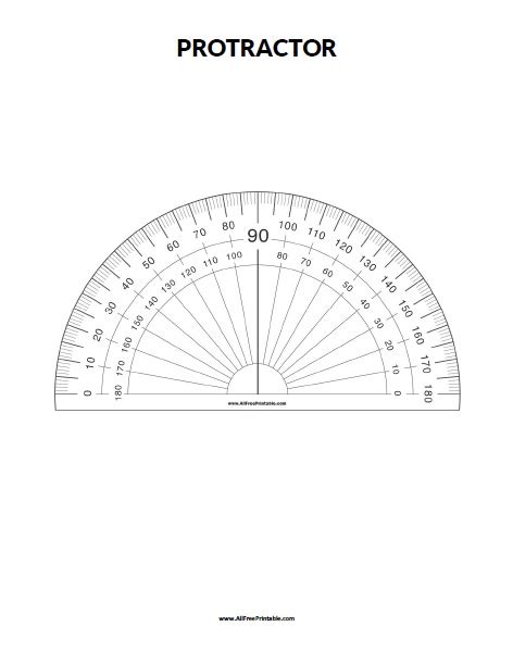 Protractor Worksheets Free Portable