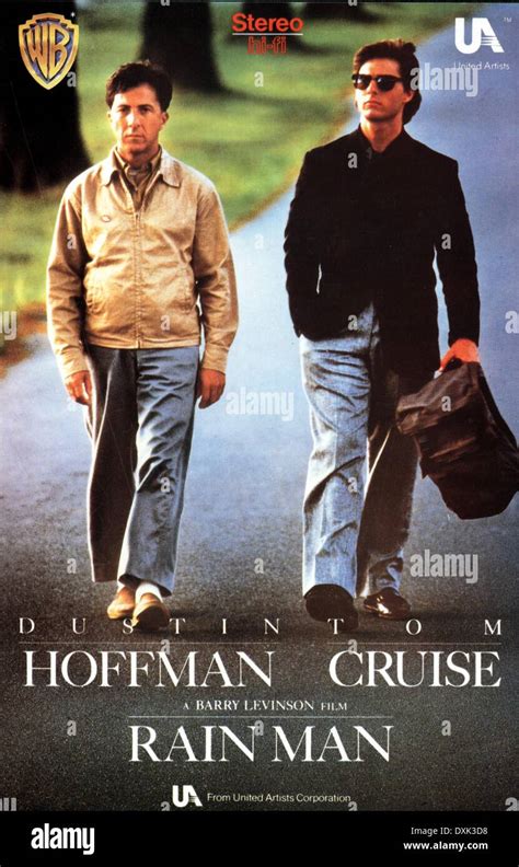 Tom Cruise Dustin Hoffman Rain Man 1988 Film Stock Photo Alamy
