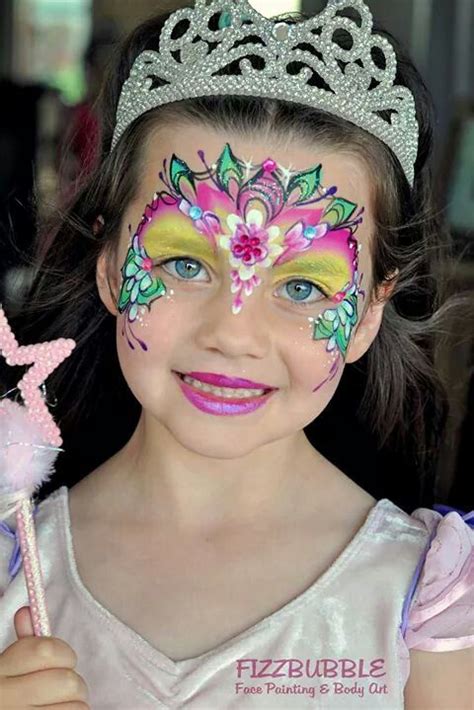 Lees ook de mooiste unicorn cakes om zelf te maken. Beautiful and colorful design for girls | Fab Face Painting Ideas | Pinterest | Beautiful ...