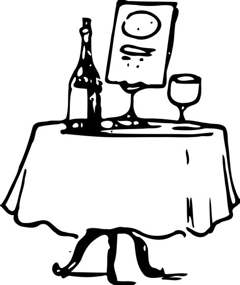 Clipart Contents On A Table