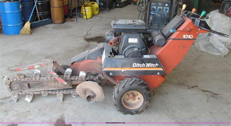 Ditch Witch 1010 Wb Trencher In Appleton Wi Item G2994 Sold