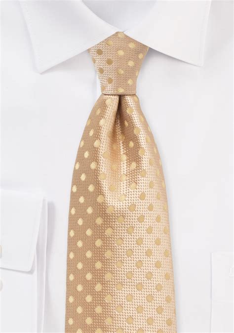 Golden Wheat Colored Mens Tie Cheap