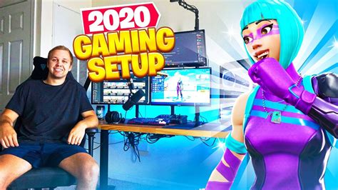 My Insane 2020 Fortnite Gamingstreaming Setup Tour Youtube