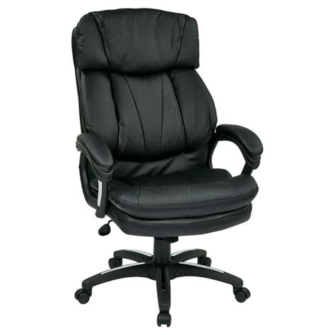 Office Star Products Faux Leather Executive Chair
