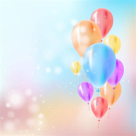 Birthday Balloons Background