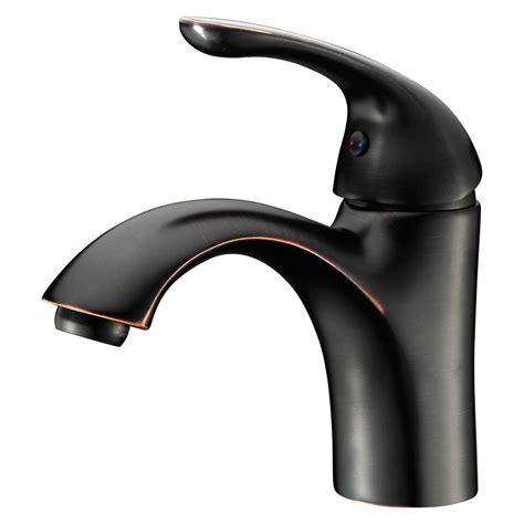 Anzzi Clavier Series Single Hole Single Handle Mid Arc Bathroom Faucet In Oil Rubbed Bronze L