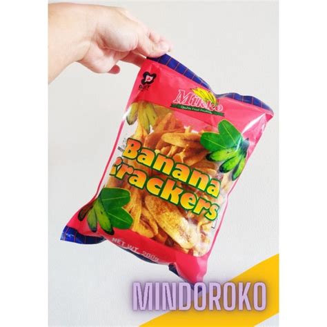 The Best Banana Chips From Mindoro 200 Grams Mikko Banana Crackers Shopee Philippines