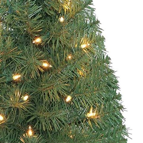 2ft Pre Lit Noble Fir Green Artificial Christmas Tree With 35 Clear