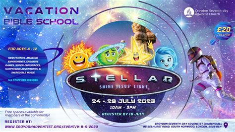 Stellar Vacation Bible School 2023 Croydon Seventh Day Adventist Church