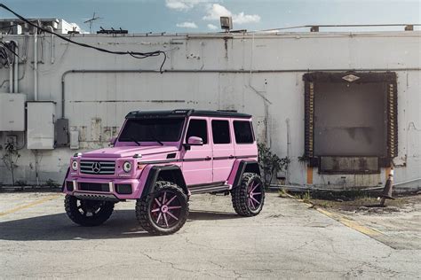 Pink Mercedes G Class 4×4 Squared Is All About Girl Power Autoevolution