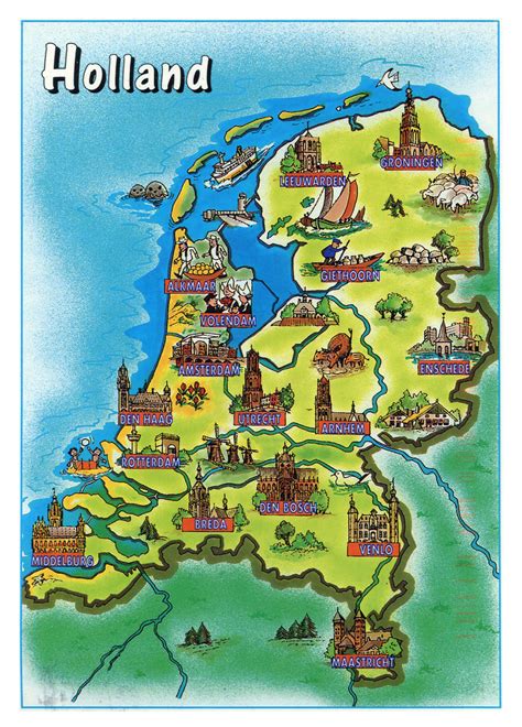 MAPA DE HOLANDA - MOCHILEROS VIAJEROS
