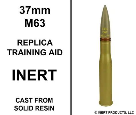 Inert 37mm M63 Solid Round Mkds Training