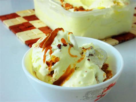 Ingredients for butterscotch ice cream. Butterscotch Ice cream | Homemade butterscotch ice cream ...