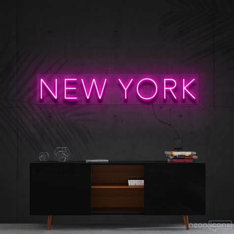 New York Neon Sign Neon Icons