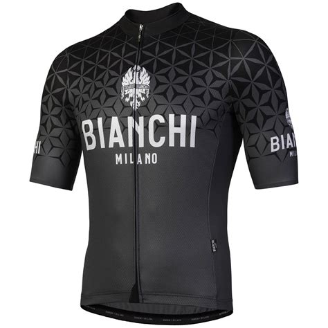Bianchi Conca Short Sleeve Jersey - Black | Cycling jersey design, Cycling jersey, Sports jersey 