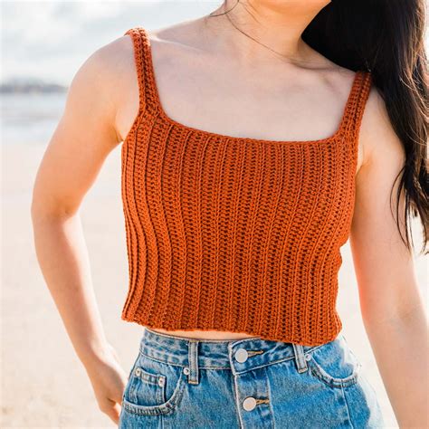 easy crochet crop top free pattern video tutorial for the frills my xxx hot girl