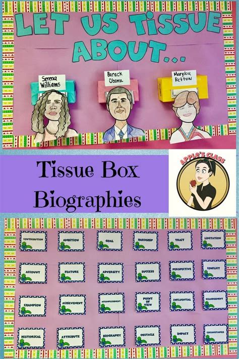 Use A Tissue Box To Create A Fun Biography Project Students Write
