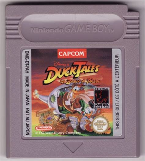 Disneys Ducktales 1990 Game Boy Box Cover Art Mobygames