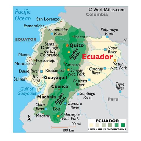 Ecuador Maps Facts World Atlas