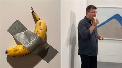 Un artista vende un plátano por 120 000 dólares y llega otro y se lo