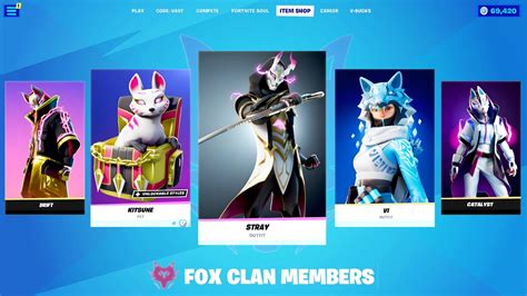 All Fox Clan Members In Fortnite Youtube
