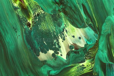 Abstraction Of Emerald Green Paint Stock Image Image Of Material