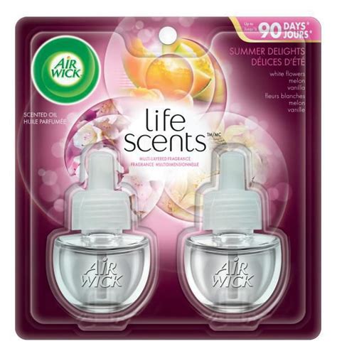 Air Wick Plug In Air Freshener Scented Oil Refills Life Scents Summer Delights 2 Refills