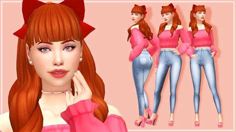 Powerpuff Girls Blossom By Avelinesims Sims 4 Sims 4 Dresses