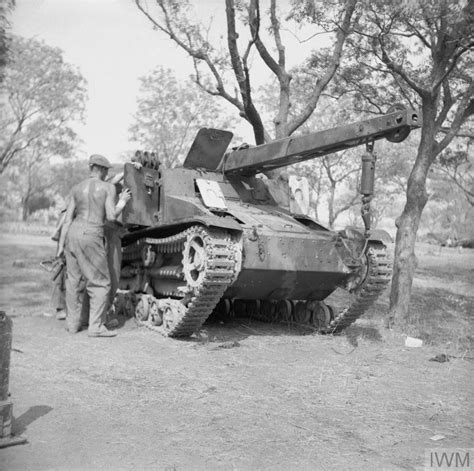 Japanese Armoured Recovery Vehicle Captured At Meiktila 5 April 1945