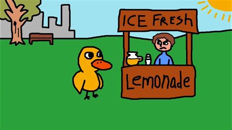 the duck walked up to the lemonade stand youtube
