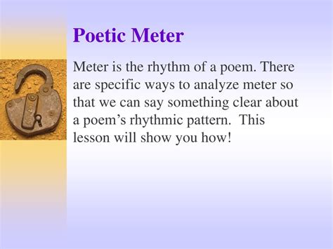 PPT - Poetic Meter PowerPoint Presentation, free download - ID:726469