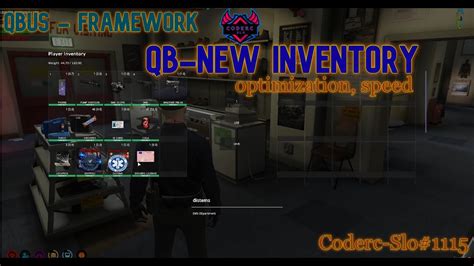 Qbus Qbus Inventory New Fivem Qbus New Inventory Youtube