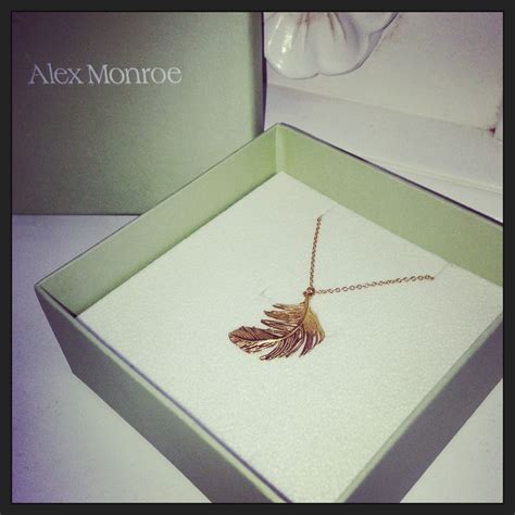 A very simple yet elegant and life like feather necklace, hung on a plain link chain. Alex Monroe feather necklace | Feather necklaces, Alex ...