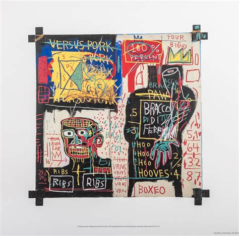 Affiche Jean Michel Basquiat The Italian Version Of Popeye Has No
