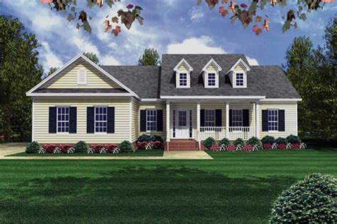 Single family multi family duplex garage. Ranch House Plan- Three Bedrooms | Plan #141-1175