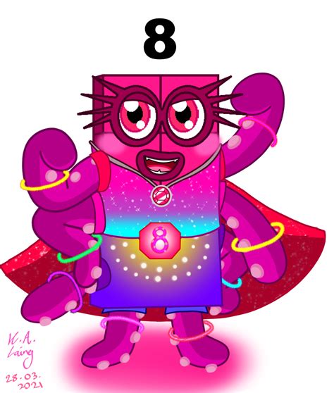 Numberblocks Magical Octoboy Eight Octoblock By Pinkstareevee16