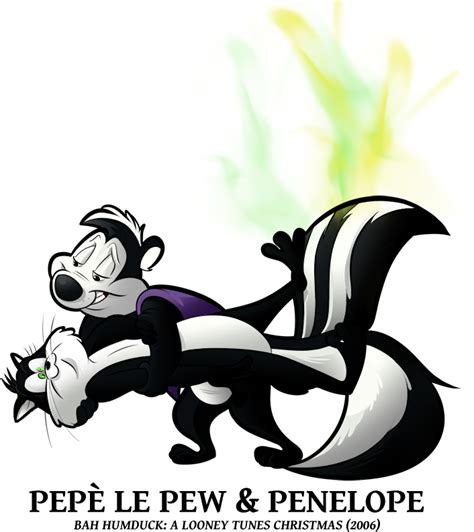 Download Hd 25 Looney Of Christmas Pepé Le Pew Transparent Png Image