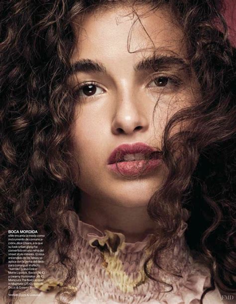Belleza Real In Woman Madame Figaro Spain With Chiara Scelsi Wearing