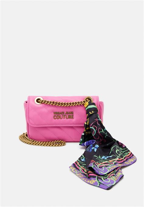 versace jeans couture range thelma soft sketch set handbag hot pink pink zalando ie
