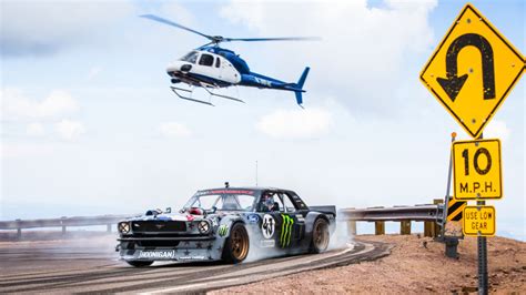 The Insane Ken Block And His 1400 Hp Awd Mustang Conquer Pikes Peak In