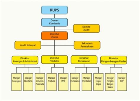 Struktur Organisasi Perusahaan Dagang