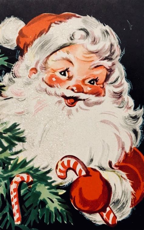 Pin By Mollie Perrot On Santa Vintage Christmas Vintage Christmas