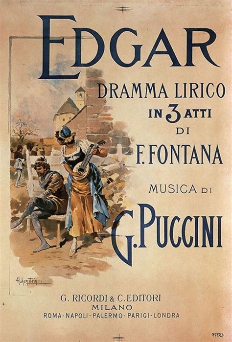Giacomo Puccini Posters For Memories And Music Italian Ways