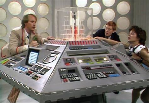 In The Tardis Fifth Doctor Doctor Who Tv Peter Davison Classic