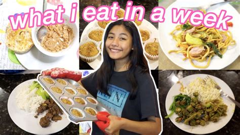 what i eat in a week during quarantine! - YouTube