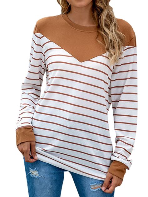 fall thin loose pullover t shirt tops for plus size women long sleeve top ladies casual fashion