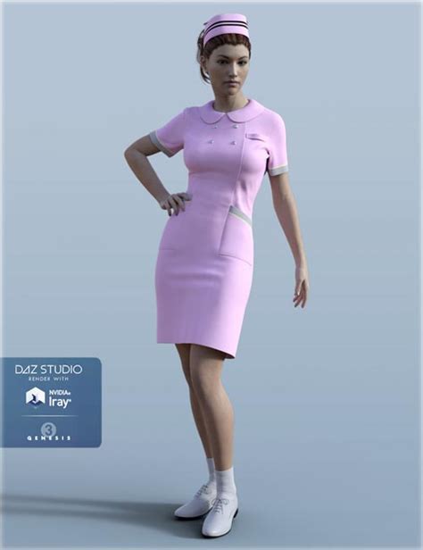 Sexy Nurse Uniform Converted From G3f For Genesis 8 Female S Best Daz3d Poses Download Site