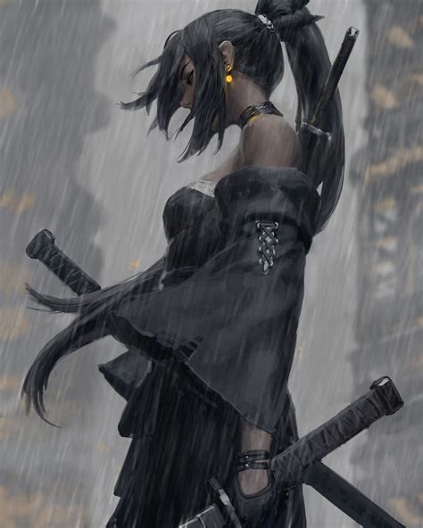 Guweiz On Twitter Female Samurai Art Fantasy Girl Samurai Art